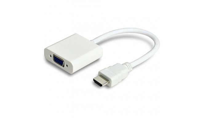 ADAPTER HDMI - VGA M/F, WHITE