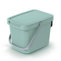 WASTE BIN SOFT GREEN 6L