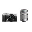 Olympus PEN E-P7 + ED 14-42mm EZ PANCAKE + ED 40-150mm F4-5.6 R (Silver)