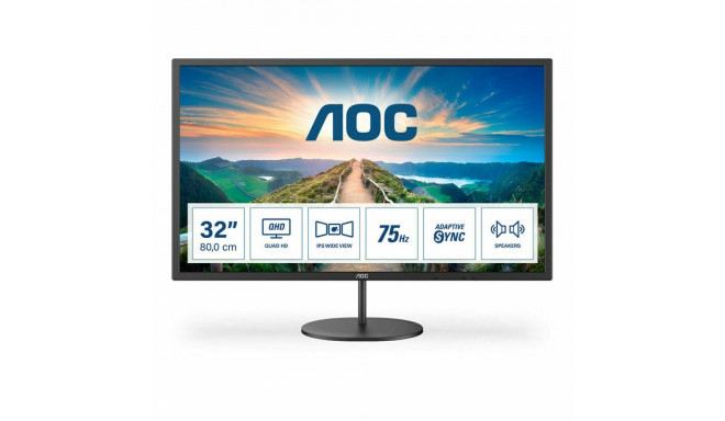 Monitor AOC Q32V4                32" QHD IPS 75 Hz