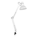 Galda lampa EDM Melbourne E27 60 W Flekso/Galda lampa Balts Metāls 24 x 98 cm