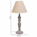 Galda lampa Alexandra House Living Balts Pelēks Metāls Drāna 220-240 V 23 x 46 x 23 cm