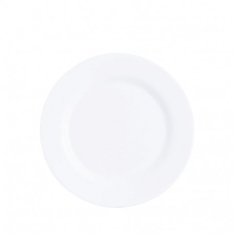 Plate set Arcoroc Intensity White 6 Units Glass 25,5 cm