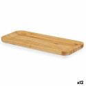 Snack tray Brown Bamboo 29,5 x 1,6 x 11,5 cm Aperitif (12 Units) Snack tray Brown Bamboo 29,5 x 1,6 x 11,5 cm Aperitif (12 Units)