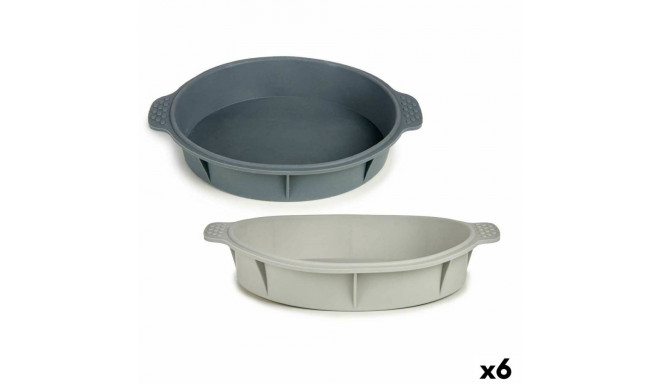 Küpsetusvorm Kinvara HH156 HH156 Helehall Tumehall Silikoon 30 x 4,5 x 26 cm Ringjas (6 Ühikut)