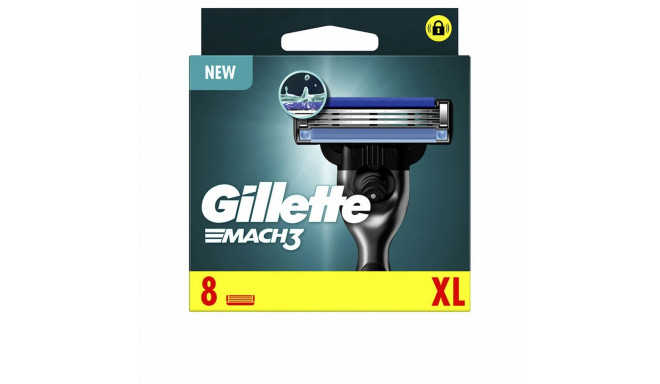 Shaving Razor Gillette Mach 3 (8 Units)