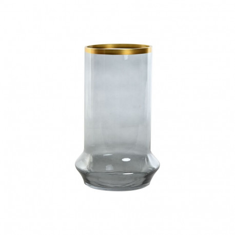 Svijećnjak Home ESPRIT Sinine Kuldne Kristall 17 x 17 x 28 cm