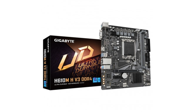 Emaplaat Gigabyte H610M H V3 DDR4 LGA 1700 INTEL H610 EXPRESS