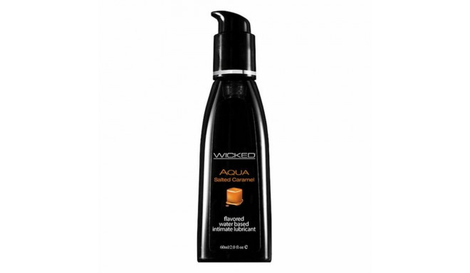 Лубрикант на основе воды с ароматом Соленая карамель Aqua Salted Caramel 60 мл Wicked