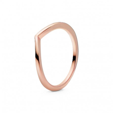 Naiste Sõrmus Pandora WISHBONE 14K ROSE GOLD-PLATED - RING - SIZE 48