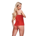 Underwear Set Baci Lingerie Red (XL)