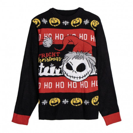 Unisex Jumper The Nightmare Before Christmas Black - L