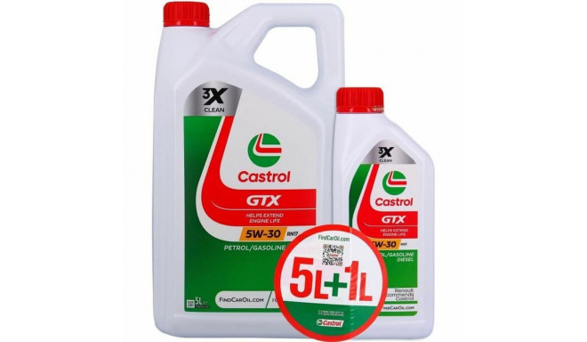 Автомобильное моторное масло Castrol GTX 5W 30 6 L