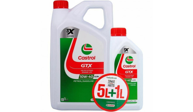 Automašīnu motoreļļa Castrol GTX 10W 40 6 L