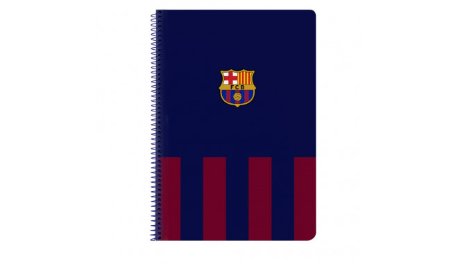 Piezīmju Grāmata F.C. Barcelona 24/25 Sarkanbrūns Tumši Zils A4 80 Loksnes