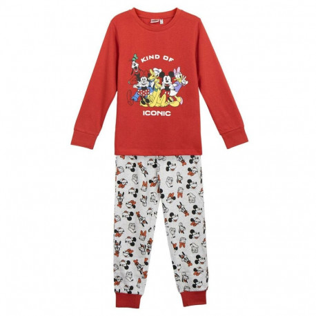 Children's Pyjama Mickey Mouse Red - 8 Years