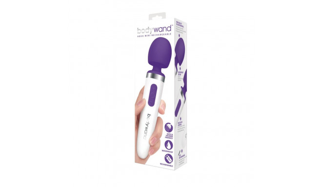 Aqua Mini Rechargeable Wand Massager Purple Bodywand Multi Function Wands Purple