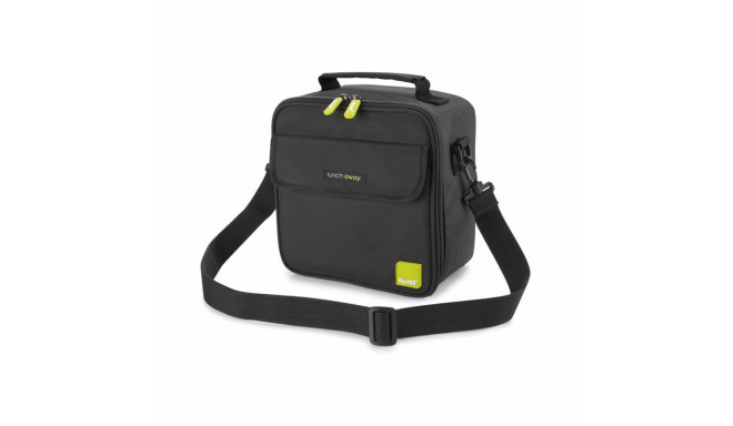 Lõunasöögikarp koos tarvikutega Ibili 753450 Must Polüester 600 ml 800 ml 21 x 12 x 22 cm