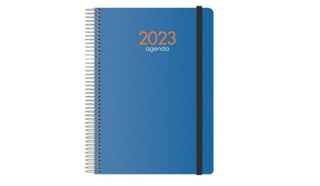 Diary DOHE SYNCRO Blue Quarto 15 x 21 cm 2025