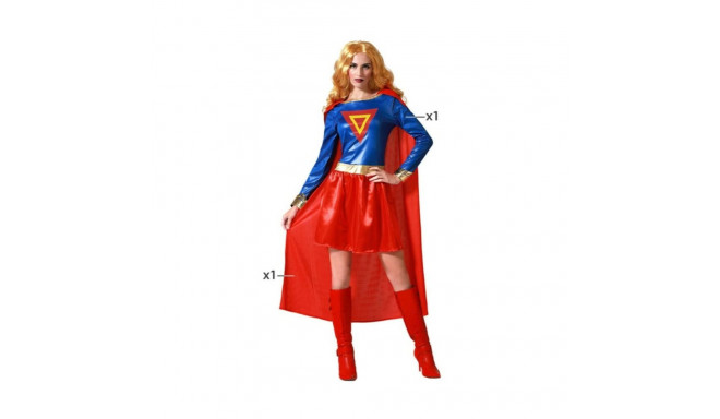 Costume for Adults Blue Superhero Lady - XS/S