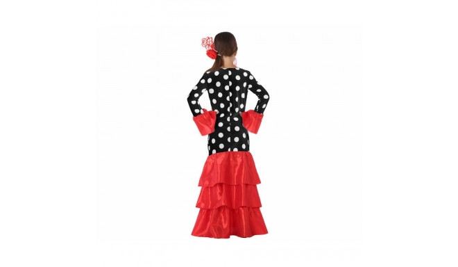 Маскарадные костюмы для взрослых Flamenca Чёрный Красный Испания - 3-4 Years