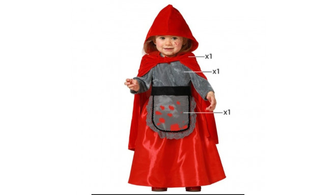 Children's costume Little Red Riding Hood Bloody - 12-24 Months