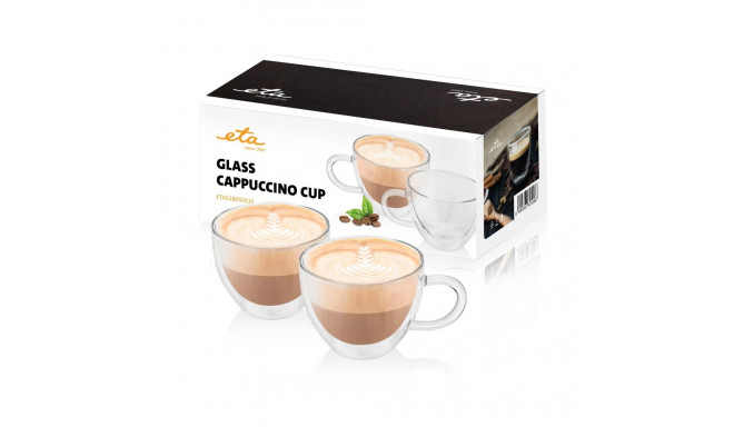 ETA cappuccino klaasid ETA518092010 kohvi jaoks 2 tk nõudepesumasinas pestavad