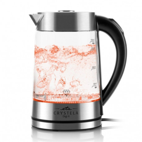 ETA Kettle | ETA515490000 CRYSTELA DIGI II | Electric | 2200 W | 1.7 L | Glass | 360° rotational bas