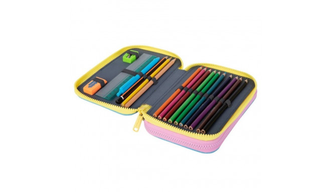 Double decker school pencil case with equipment Coolpack Jumper 2 Dancefloor