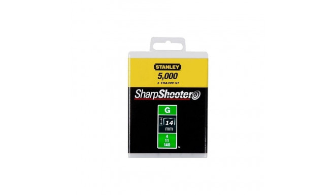 140 G tüüpi klambrid "STANLEY" 5000 tk. 6 mm