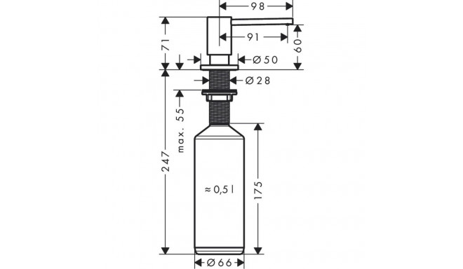 Seebidosaator Hansgrohe A41 40438000