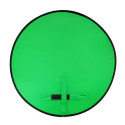 4smarts Canvas Green-Screen Chroma-Key mounted on the chair handle; diameter 110cm 460516