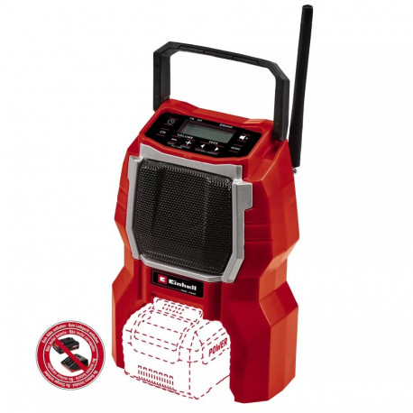 Radio EINHELL TC-RA 18 Li BT-Solo, 18 V, Bluetooth, without battery