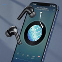 AWEI Bluetooth 5.3 T1 Pro headphones + docking station black/black