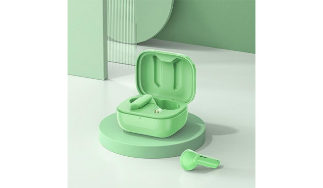 AWEI Bluetooth 5.1 T36 TWS headphones + docking station green