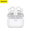 AWEI Bluetooth 5.0 T29 TWS headphones + docking station white/white