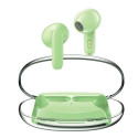 AWEI Bluetooth 5.3 T85 ENC TWS headphones + docking station green/green