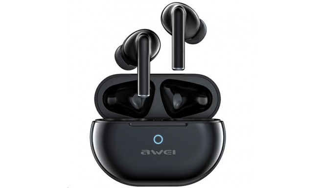 AWEI Bluetooth 5.3 T61 TWS kõrvaklapid + laadimisjaam must/must