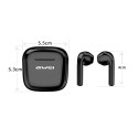 AWEI Bluetooth 5.0 T26 TWS headphones + docking station black/black