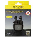 AWEI Bluetooth 5.3 T26 Pro TWS headphones + docking station black/black