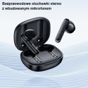 AWEI Bluetooth 5.3 T66 TWS headphones + docking station black/black