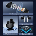 AWEI Bluetooth 5.3 T50 TWS headphones + docking station black/black