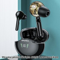 AWEI Bluetooth 5.3 T12P TWS headphones + docking station black/black
