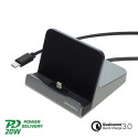 4smarts Docking Station for Tablets VoltDock Lightning 20W Gunmetal 462267