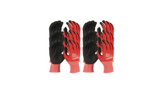 Gloves MILWAUKEE Cut Level 1, 12 pairs M / 8