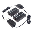 PremiumCord 4Kx2K@60Hz HDMI2.0 extender 60m ,over one LAN cable Cat5e/Cat6/Cat7