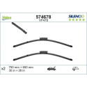 Valeo Silencio XTRM Scenic III 574678 бескаркасные щётки стеклоочистителя