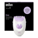 BRAUN Epilator  SE3-000 Silk epil 3  Number of power levels 2  White/Purple