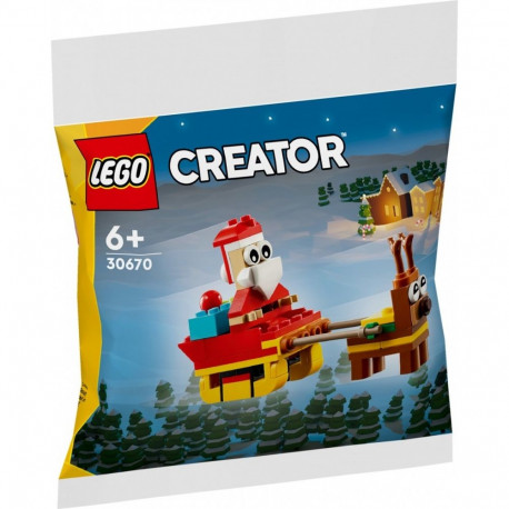 LEGO Creator toy blocks Santas Sleigh Ride (30670)