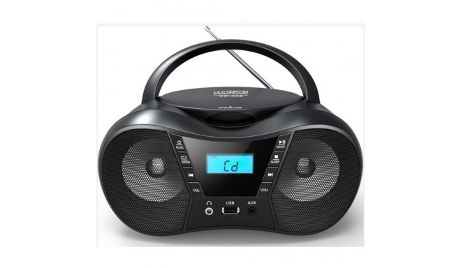Raadiomängija LILA2 CD USB/BT, must